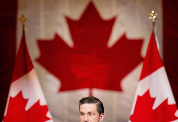 March 2, 2025, Ottawa, On, Canada: Conservative Leader Pierre Poilievre speaks during a news conference in Ottawa, on Sunday, March 2, 2025. Ottawa Canada  - ZUMAc35_ 20250302_zaf_c35_039 Copyright: xSpencerxColbyx