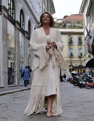 Milan, Milan Women s Fashion Week: Fall Winter 2025- Women s Fashion, Fall Winter 2025.- Laura Biagiotti fashion show - arrivals - In the photo:  Copyright: xLucaxPontix xipa-agency.netx xLucaPonti IpaAgencyx IPA_Agency_IPA54808678
