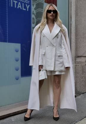 Milan, Milan Italy: Milan, Milan Women s Fashion Week: Fall Winter 2025- Women s Fashion, Fall Winter 2025.- Laura Biagiotti fashion show - arrivals - In the photo: Milan  - ZUMAp169 20250302_zea_p169_403 Copyright: xLucaxPontix