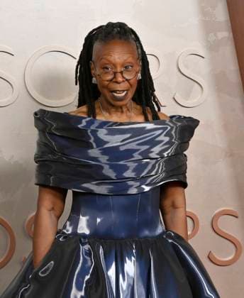 Whoopi Goldberg arrives on the red carpet for the 97th Academy Awards in the Hollywood section of Los Angeles on Sunday, March 2, 2025.  LAP20250302371 JIMxRUYMEN
