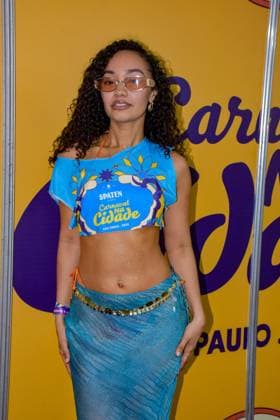 SÃO PAULO, SP - 02.03.2025: CARNAVAL NA CIDADE EM SÃO PAULO - Leigh-Anne Pinnock, singer of the group Little Mix, was present on the second day of Carnival in the City, at the Tietê Sports Center, in São Paulo. x2699116x  TecaxLamboglia