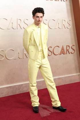 Timothee Chalamet bei der Oscar Verleihung 2025 97th Annual Academy Awards im Dolby Theatre. Los Angeles, 02.03.2025