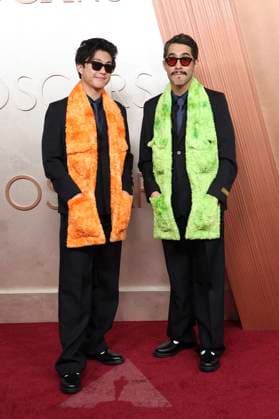 Sean Wang und Juan Carlos Rojas Cacho bei der Oscar Verleihung 2025 97th Annual Academy Awards im Dolby Theatre. Los Angeles, 02.03.2025