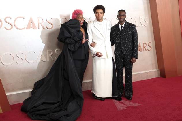 Aunjanue Ellis-Taylor, Brandon Wilson und Ethan Herisse bei der Oscar Verleihung 2025 97th Annual Academy Awards im Dolby Theatre. Los Angeles, 02.03.2025