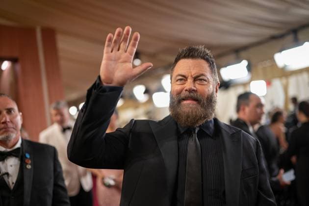 Nick Offerman arrives on the red carpet of the 97th OscarsÂ® at the DolbyÂ® Theatre at Ovation Hollywood on Sunday, March 2, 2025. Los Angeles CA USA  34776329PLX