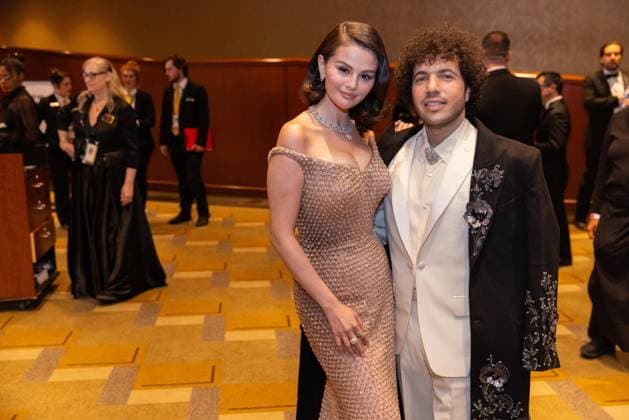 Selena Gomez and Benny Blanco at the 97th OscarsÂ® at the DolbyÂ® Theatre at Ovation Hollywood on Sunday, March 2, 2025. Los Angeles CA USA  34776340PLX