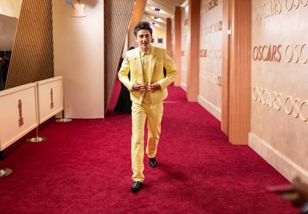 Timothee Chalamet arrives on the red carpet of the 97th OscarsÂ® at the DolbyÂ® Theatre at Ovation Hollywood on Sunday, March 2, 2025. Los Angeles CA USA  34776381PLX