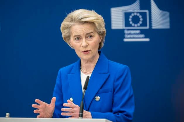 News Themen der Woche KW10 News Bilder des Tages March 4, 2025, Brussels, Belgium: European Commission President Ursula von der Leyen and High Representative Josep Borrell address the media during a press conference at the European Commission headquarters in Brussels,Belgium on 04 03 2025 The European Union unveils a major defense spending package, including military aid for Ukraine and increased investment in EU member states™ defense capabilities, following the overnight decision by U.S. President Donald Trump to halt American assistance to Kyiv. by Brussels Belgium - ZUMAw80_ 20250304_faf_w80_005 Copyright: xWiktorxDabkowskix