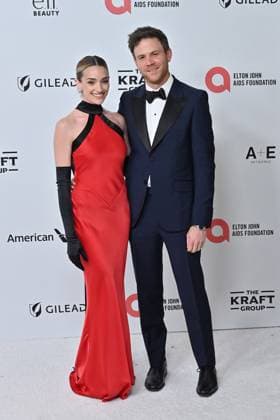 Elton John Academy Awards Viewing Party Elton John Academy Awards Viewing Party at West Hollywood Park on March 2, 2025 in W Hollywood, CA Featuring: Brianne Howey, Matt Ziering Where: W Hollywood, California, United States When: 02 Mar 2025 Credit: Nicky Nelson WENN W Hollywood California United States Copyright: xNickyxNelson WENNx wenn40290849 KH1x wenn40290849