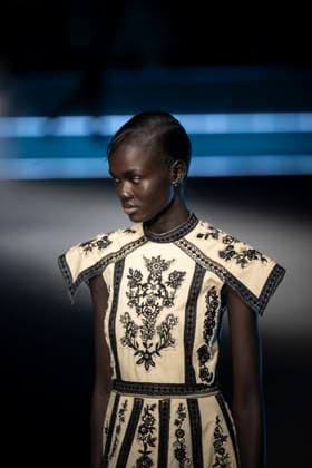 PFW - Dior Runway Models present creations by Dior for the Womenswear Ready-to-wear Fall-Winter 2025 2026 collection as part of the Paris Fashion Week, in Paris on March 4, 2025. Photo by Eliot Blondet ABACAPRESS.COM Paris France  Copyright: xBlondetxEliot ABACAx