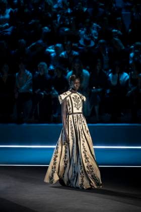 PFW - Dior Runway Models present creations by Dior for the Womenswear Ready-to-wear Fall-Winter 2025 2026 collection as part of the Paris Fashion Week, in Paris on March 4, 2025. Photo by Eliot Blondet ABACAPRESS.COM Paris France  Copyright: xBlondetxEliot ABACAx