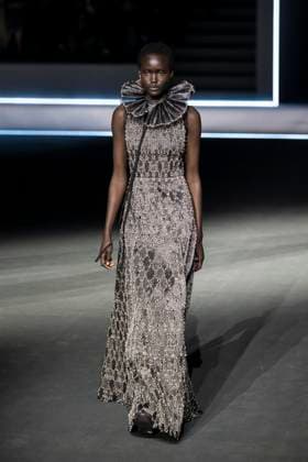 PFW - Dior Runway Models present creations by Dior for the Womenswear Ready-to-wear Fall-Winter 2025 2026 collection as part of the Paris Fashion Week, in Paris on March 4, 2025. Photo by Eliot Blondet ABACAPRESS.COM Paris France  Copyright: xBlondetxEliot ABACAx