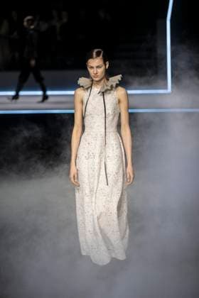 PFW - Dior Runway Models present creations by Dior for the Womenswear Ready-to-wear Fall-Winter 2025 2026 collection as part of the Paris Fashion Week, in Paris on March 4, 2025. Photo by Eliot Blondet ABACAPRESS.COM Paris France  Copyright: xBlondetxEliot ABACAx