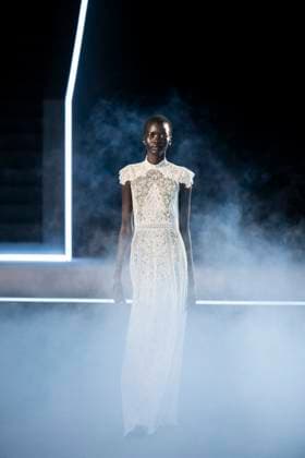 PFW - Dior Runway Models present creations by Dior for the Womenswear Ready-to-wear Fall-Winter 2025 2026 collection as part of the Paris Fashion Week, in Paris on March 4, 2025. Photo by Eliot Blondet ABACAPRESS.COM Paris France  Copyright: xBlondetxEliot ABACAx