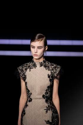 PFW - Dior Runway Models present creations by Dior for the Womenswear Ready-to-wear Fall-Winter 2025 2026 collection as part of the Paris Fashion Week, in Paris on March 4, 2025. Photo by Eliot Blondet ABACAPRESS.COM Paris France  Copyright: xBlondetxEliot ABACAx
