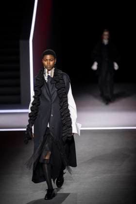 PFW - Dior Runway Models present creations by Dior for the Womenswear Ready-to-wear Fall-Winter 2025 2026 collection as part of the Paris Fashion Week, in Paris on March 4, 2025. Photo by Eliot Blondet ABACAPRESS.COM Paris France  Copyright: xBlondetxEliot ABACAx