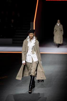 PFW - Dior Runway Models present creations by Dior for the Womenswear Ready-to-wear Fall-Winter 2025 2026 collection as part of the Paris Fashion Week, in Paris on March 4, 2025. Photo by Eliot Blondet ABACAPRESS.COM Paris France  Copyright: xBlondetxEliot ABACAx