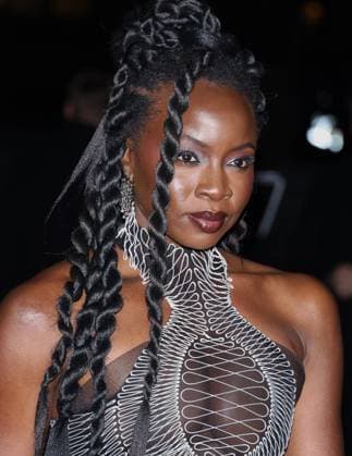 Danai Gurira arrives at the Grand Diner du Louvre in Paris on March 4, 2025 Denis Guignebourg BestImage France  Copyright: xDenisxGuignebourgx xBestimagexDenisxGuignebourgx xBestimagex