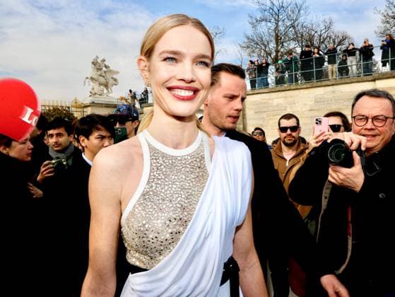 Paris Fashion Week Arrivee People au défilé Dior Arrivals at Dior Show 441326 2025 03 04 Paris France Vodianova, Natalia  Copyright: xIvankaxVoisinx xStarfacex STAR_441326_010