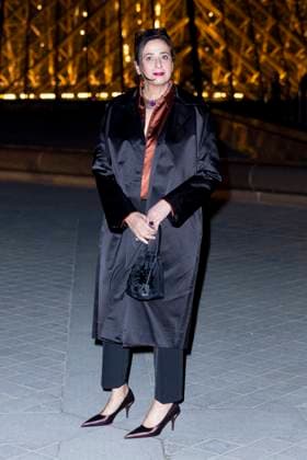 Le Grand Diner du Louvre photo call India Mahdavi Photo Call du Le Grand Diner du Louvre lors de la Fashion Week à Paris le 5 mars 2025 Olivier Borde Bestimage Photo call Le Grand Diner du Louvre during Fashion Week in Paris on March 5th, 2025 Paris France  Copyright: xOLIVIERxBORDEx xBESTIMAGExOLIVIERxBORDEx xBESTIMAGEx