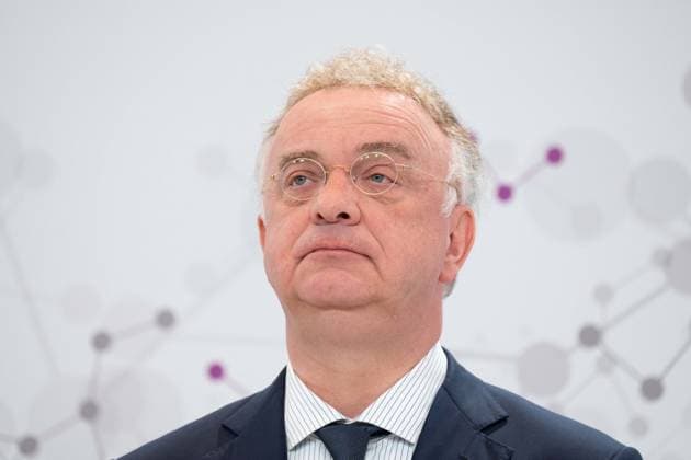 Christian KULLMANN, Vorstandsvorsitzender, CEO, Bilanzpressekonferenz der Evonik Industries AG in Essen, 05.03.2025. *** Christian KULLMANN, Chairman of the Executive Board, CEO, Annual Press Conference of Evonik Industries AG in Essen, 05 03 2025
