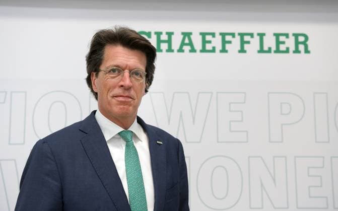 Deutschland, Herzogenaurach, 05.03.2025 Bilanzpressekonferenz der Schaeffler AG Foto: Klaus Rosenfeld, Vorsitzender des Vorstands der Schaeffler AG Bilanzpressekonferenz der Schaeffler AG *** Germany, Herzogenaurach, 05 03 2025 Annual press conference of Schaeffler AG Photo Klaus Rosenfeld, Chairman of the Board of Managing Directors of Schaeffler AG Annual press conference of Schaeffler AG