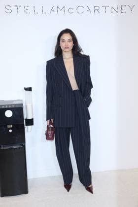 PFW - Stella McCartney Photocall Shanina Shaik at the Stella McCartney fashion show as part of Paris Fashion Week on March 5, 2025 in Paris, France. Photo by Jerome Domine ABACAPRESS.COM Paris France  Copyright: xDominexJerome ABACAx