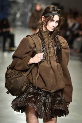 PFW - Cecilie Bahnsen Runway A model walks the runway for a collection by Cecilie Bahnsen as part of Paris Fashion Week at the Palais de Tokyo in Paris, on March 5, 2025. Photo by Firas Abdullah ABACAPRESS.COM Paris Ile-de-France France  Copyright: xAbdullahxFiras ABACAx