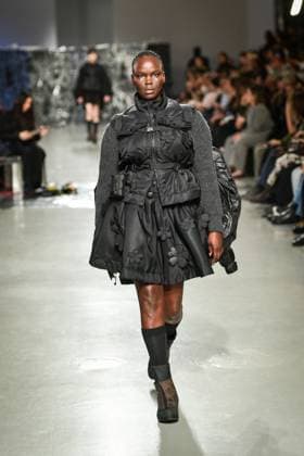 PFW - Cecilie Bahnsen Runway A model walks the runway for a collection by Cecilie Bahnsen as part of Paris Fashion Week at the Palais de Tokyo in Paris, on March 5, 2025. Photo by Firas Abdullah ABACAPRESS.COM Paris Ile-de-France France  Copyright: xAbdullahxFiras ABACAx