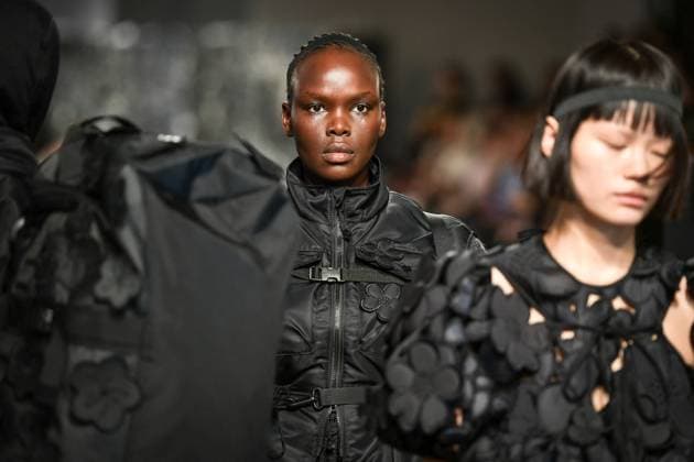 Entertainment Bilder des Tages PFW - Cecilie Bahnsen Runway Models walk the runway for a collection by Cecilie Bahnsen as part of Paris Fashion Week at the Palais de Tokyo in Paris, on March 5, 2025. Photo by Firas Abdullah ABACAPRESS.COM Paris Ile-de-France France  Copyright: xAbdullahxFiras ABACAx