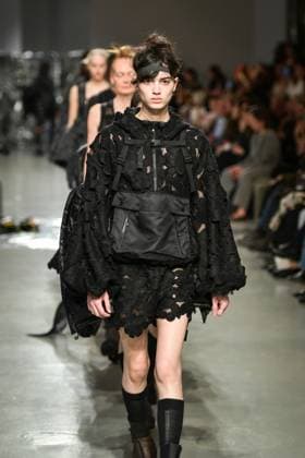 PFW - Cecilie Bahnsen Runway Models walk the runway for a collection by Cecilie Bahnsen as part of Paris Fashion Week at the Palais de Tokyo in Paris, on March 5, 2025. Photo by Firas Abdullah ABACAPRESS.COM Paris Ile-de-France France  Copyright: xAbdullahxFiras ABACAx