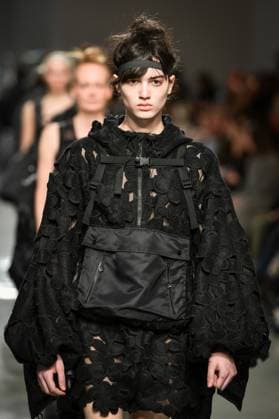 PFW - Cecilie Bahnsen Runway Models walk the runway for a collection by Cecilie Bahnsen as part of Paris Fashion Week at the Palais de Tokyo in Paris, on March 5, 2025. Photo by Firas Abdullah ABACAPRESS.COM Paris Ile-de-France France  Copyright: xAbdullahxFiras ABACAx