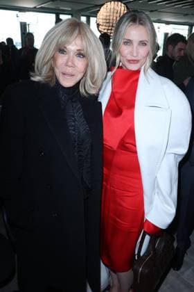 Bilder des Jahres 2025, Entertainment 03 März Entertainment Themen der Woche KW10 Entertainment Bilder des Tages PFW - Stella McCartney Photocall French First Lady Brigitte Macron and Cameron Diaz at the Stella McCartney fashion show as part of Paris Fashion Week on March 5, 2025 in Paris, France. Photo by Jerome Domine ABACAPRESS.COM Paris France  Copyright: xDominexJerome ABACAx