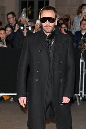 PFW Tom Ford Outside Arrivals Tom Ford arriving at Tom Ford show during Paris Fashion Week in Paris, France on March 5, 2025. Photo by Julien Reynaud APS-Medias ABACAPRESS.COM Paris France  Copyright: xReynaudxJulien APS-Medias ABACAx