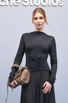 PFW Acne Studios Photocall Sophie Nelisse attending the Acne Studios Womenswear Fall Winter 2025-2026 show as part of Paris Fashion Week at L’Observatoire de Paris in Paris, France on March 05, 2025. Photo by Aurore Marechal ABACAPRESS.COM Paris France  Copyright: xMarechalxAurore ABACAx