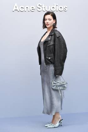 PFW Acne Studios Photocall Jessica Alexander attending the Acne Studios Womenswear Fall Winter 2025-2026 show as part of Paris Fashion Week at L’Observatoire de Paris in Paris, France on March 05, 2025. Photo by Aurore Marechal ABACAPRESS.COM Paris France  Copyright: xMarechalxAurore ABACAx