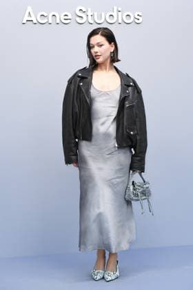 PFW Acne Studios Photocall Jessica Alexander attending the Acne Studios Womenswear Fall Winter 2025-2026 show as part of Paris Fashion Week at L’Observatoire de Paris in Paris, France on March 05, 2025. Photo by Aurore Marechal ABACAPRESS.COM Paris France  Copyright: xMarechalxAurore ABACAx