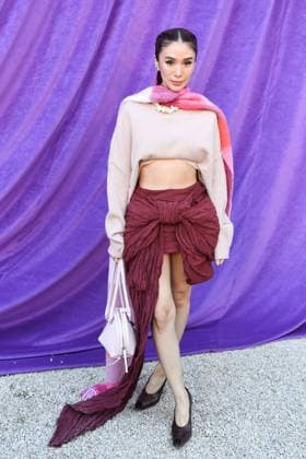 PFW Acne Studios Photocall Heart Evangelista attending the Acne Studios Womenswear Fall Winter 2025-2026 show as part of Paris Fashion Week at L’Observatoire de Paris in Paris, France on March 05, 2025. Photo by Aurore Marechal ABACAPRESS.COM Paris France  Copyright: xMarechalxAurore ABACAx