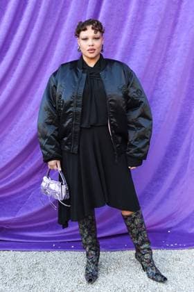PFW Acne Studios Photocall Alva Claire attending the Acne Studios Womenswear Fall Winter 2025-2026 show as part of Paris Fashion Week at L’Observatoire de Paris in Paris, France on March 05, 2025. Photo by Aurore Marechal ABACAPRESS.COM Paris France  Copyright: xMarechalxAurore ABACAx