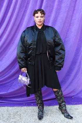 PFW Acne Studios Photocall Alva Claire attending the Acne Studios Womenswear Fall Winter 2025-2026 show as part of Paris Fashion Week at L’Observatoire de Paris in Paris, France on March 05, 2025. Photo by Aurore Marechal ABACAPRESS.COM Paris France  Copyright: xMarechalxAurore ABACAx