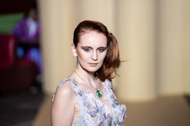 PFW - Christophe Guillarme Runway Models present creations by Christophe Guillarme for the Womenswear Ready-to-wear Fall-Winter 2025 2026 collection as part of the Paris Fashion Week on March 5, 2025 in Paris, France. Photo by Alexis Jumeau ABACAPRESS.COM Paris France  Copyright: xJumeauxAlexis ABACAx