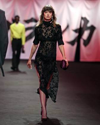 PFW - Casablanca Runway A model walks the runway during the Casablanca Womenswear Fall Winter 2025-2026 show as part of Paris Fashion at Le Carrousel du Louvre on March 05, 2025 in Paris, France. Photo by Alain-Gil Gonzalez ABACAPRESS.COM Paris France  Copyright: xGonzalezxAlain-Gil ABACAx