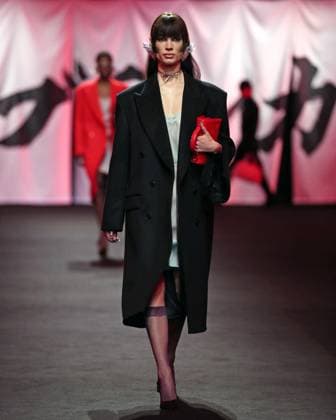 PFW - Casablanca Runway A model walks the runway during the Casablanca Womenswear Fall Winter 2025-2026 show as part of Paris Fashion at Le Carrousel du Louvre on March 05, 2025 in Paris, France. Photo by Alain-Gil Gonzalez ABACAPRESS.COM Paris France  Copyright: xGonzalezxAlain-Gil ABACAx