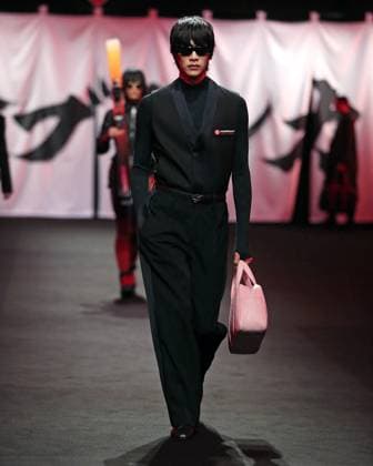PFW - Casablanca Runway A model walks the runway during the Casablanca Womenswear Fall Winter 2025-2026 show as part of Paris Fashion at Le Carrousel du Louvre on March 05, 2025 in Paris, France. Photo by Alain-Gil Gonzalez ABACAPRESS.COM Paris France  Copyright: xGonzalezxAlain-Gil ABACAx