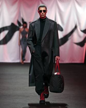 PFW - Casablanca Runway A model walks the runway during the Casablanca Womenswear Fall Winter 2025-2026 show as part of Paris Fashion at Le Carrousel du Louvre on March 05, 2025 in Paris, France. Photo by Alain-Gil Gonzalez ABACAPRESS.COM Paris France  Copyright: xGonzalezxAlain-Gil ABACAx