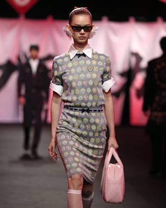 PFW - Casablanca Runway A model walks the runway during the Casablanca Womenswear Fall Winter 2025-2026 show as part of Paris Fashion at Le Carrousel du Louvre on March 05, 2025 in Paris, France. Photo by Alain-Gil Gonzalez ABACAPRESS.COM Paris France  Copyright: xGonzalezxAlain-Gil ABACAx