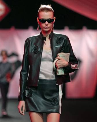 PFW - Casablanca Runway A model walks the runway during the Casablanca Womenswear Fall Winter 2025-2026 show as part of Paris Fashion at Le Carrousel du Louvre on March 05, 2025 in Paris, France. Photo by Alain-Gil Gonzalez ABACAPRESS.COM Paris France  Copyright: xGonzalezxAlain-Gil ABACAx