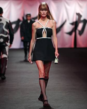 PFW - Casablanca Runway A model walks the runway during the Casablanca Womenswear Fall Winter 2025-2026 show as part of Paris Fashion at Le Carrousel du Louvre on March 05, 2025 in Paris, France. Photo by Alain-Gil Gonzalez ABACAPRESS.COM Paris France  Copyright: xGonzalezxAlain-Gil ABACAx