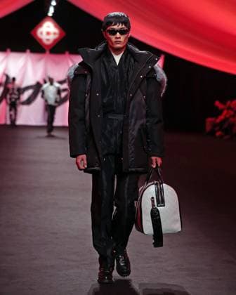 PFW - Casablanca Runway A model walks the runway during the Casablanca Womenswear Fall Winter 2025-2026 show as part of Paris Fashion at Le Carrousel du Louvre on March 05, 2025 in Paris, France. Photo by Alain-Gil Gonzalez ABACAPRESS.COM Paris France  Copyright: xGonzalezxAlain-Gil ABACAx