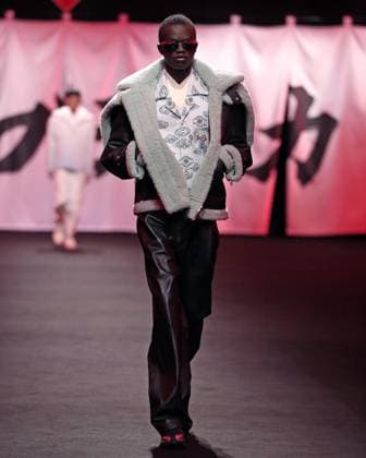 PFW - Casablanca Runway A model walks the runway during the Casablanca Womenswear Fall Winter 2025-2026 show as part of Paris Fashion at Le Carrousel du Louvre on March 05, 2025 in Paris, France. Photo by Alain-Gil Gonzalez ABACAPRESS.COM Paris France  Copyright: xGonzalezxAlain-Gil ABACAx